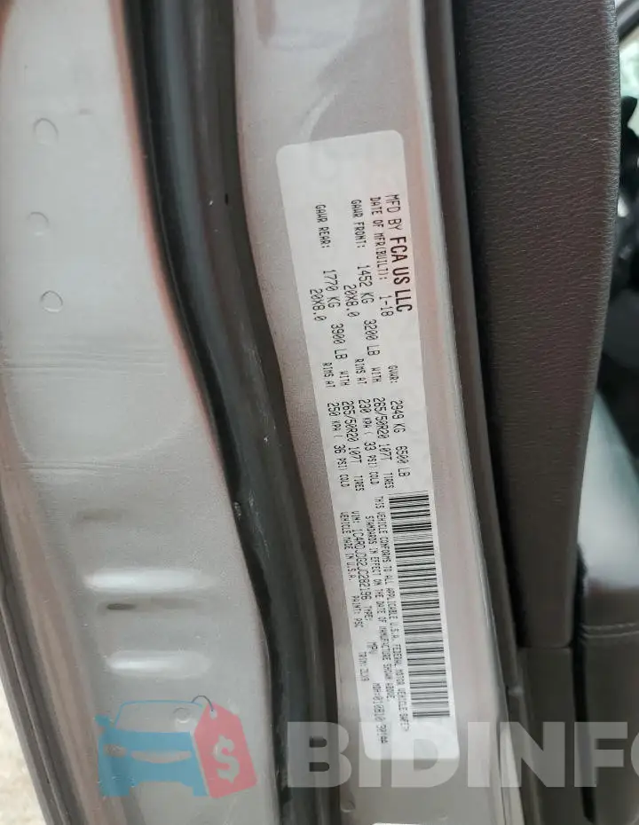 1C4RDJDG2JC282196 Photo# 13