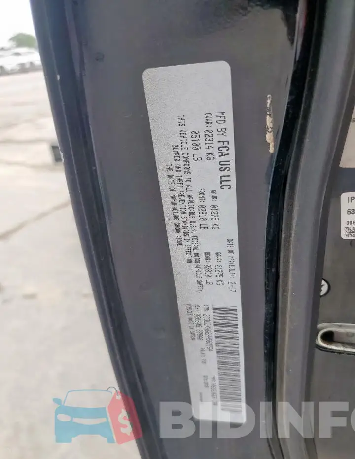 2C3CDXHG6HH569264 Photo# 13