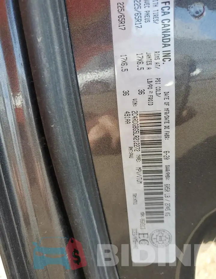 2C4RDGBG5LR212272 Photo# 13