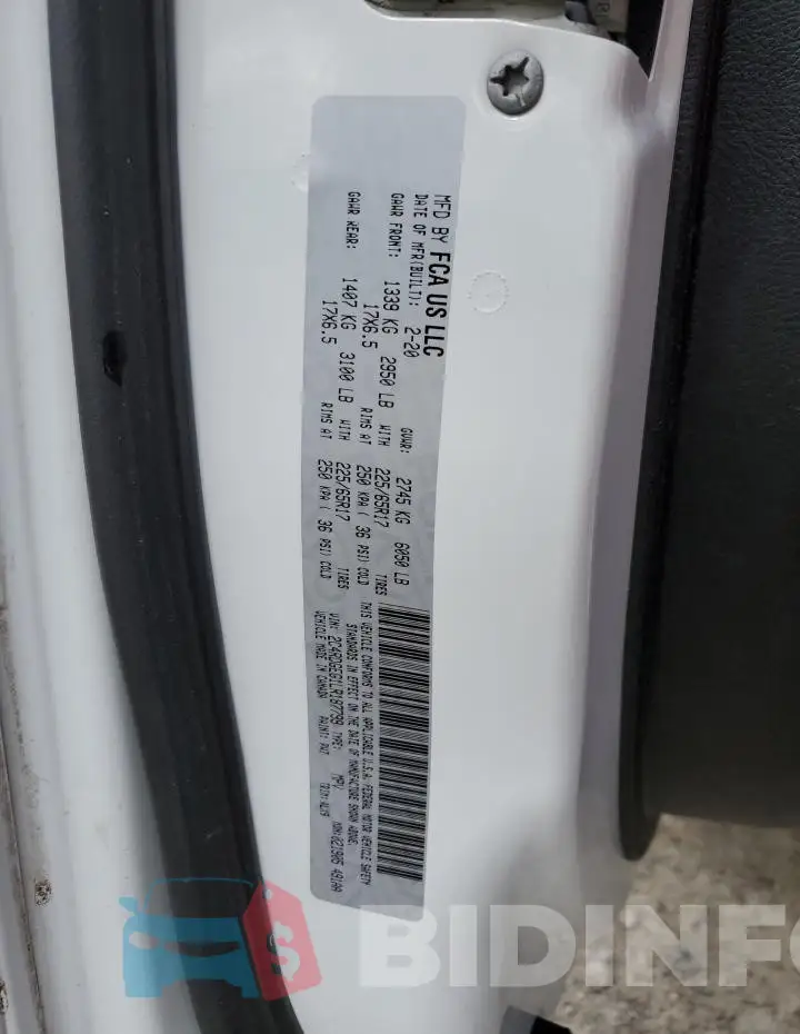 2C4RDGEG1LR187799 Photo# 13