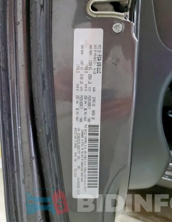 2C4RDGEG5JR281777 Photo# 13