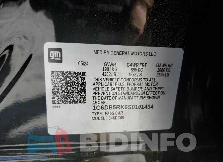 1G6DB5RK6S0101434 Photo# 12