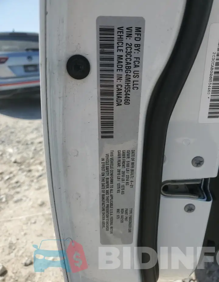 2C3CCABG4MH554460 Photo# 13