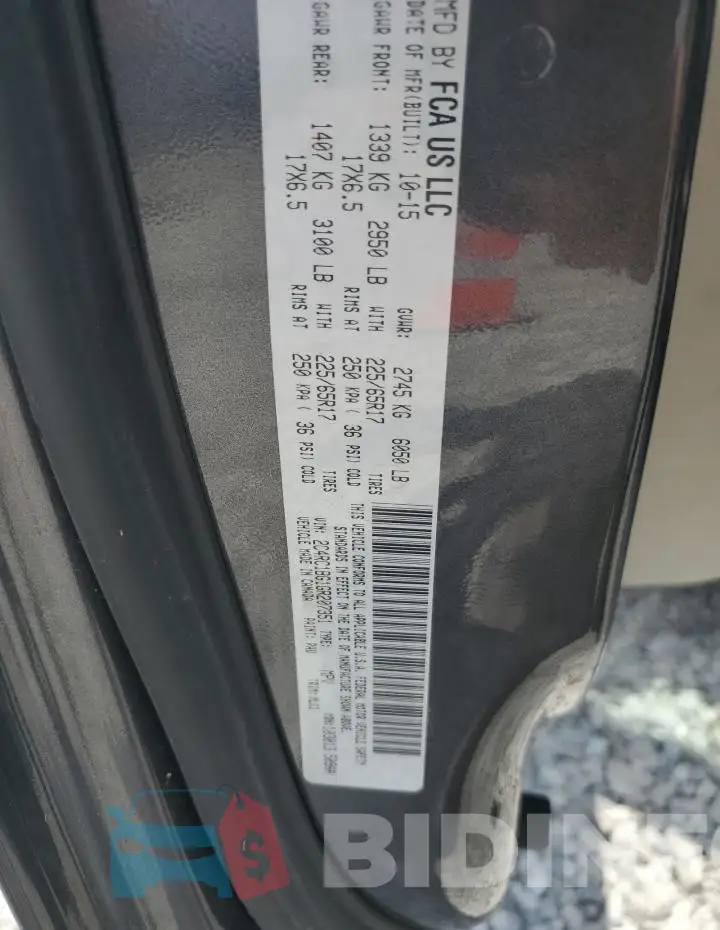 2C4RC1BG1GR207351 Photo# 13