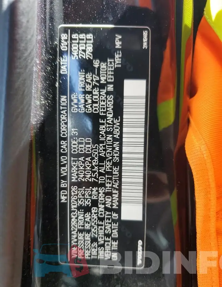 YV4A22RM3J1076126 Photo# 13