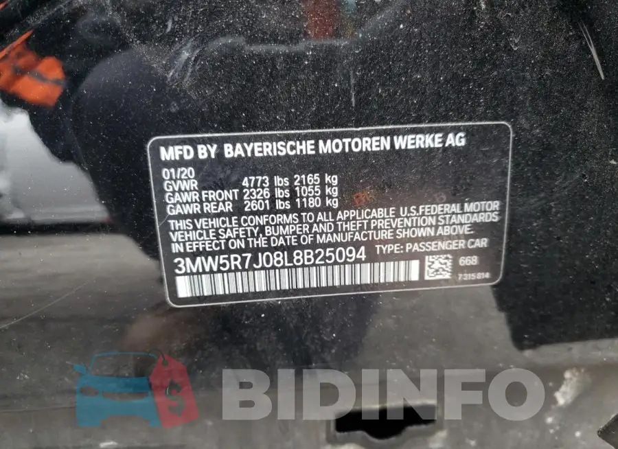 3MW5R7J08L8B25094 Photo# 12