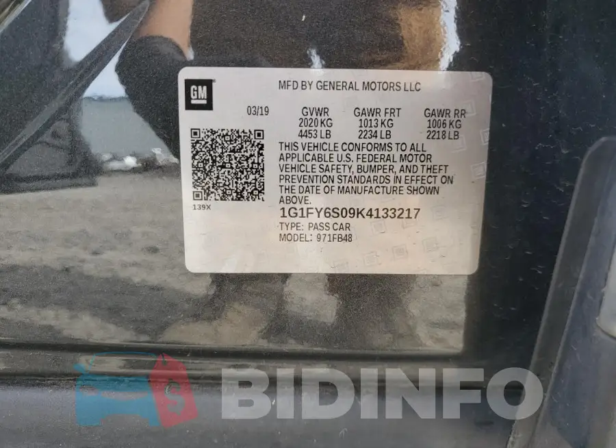 1G1FY6S09K4133217 Photo# 12