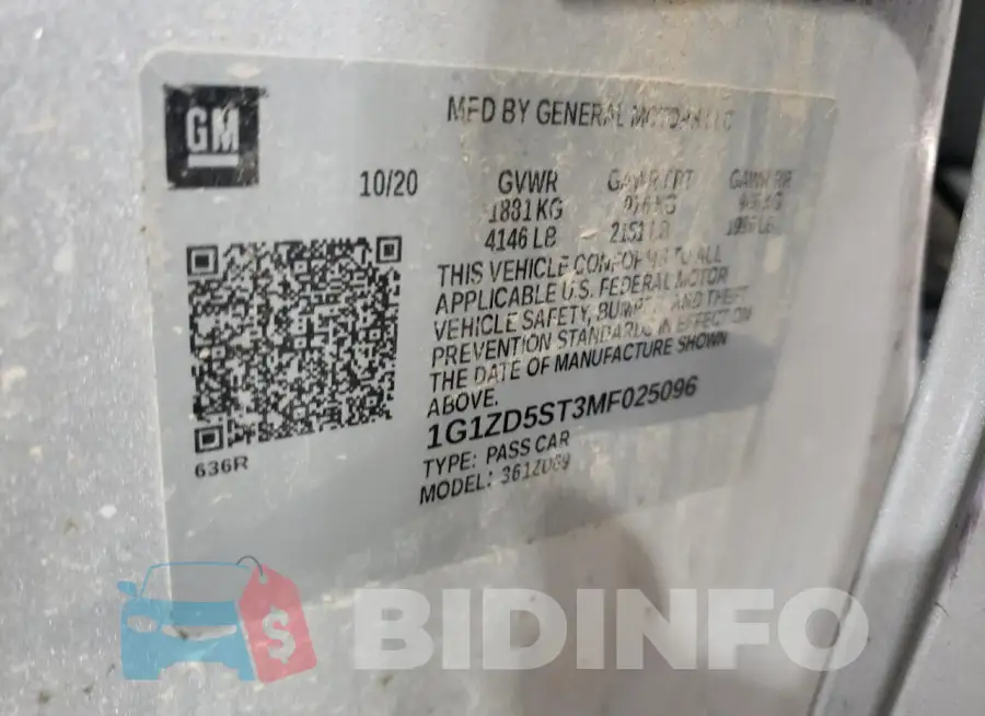 1G1ZD5ST3MF025096 Photo# 12