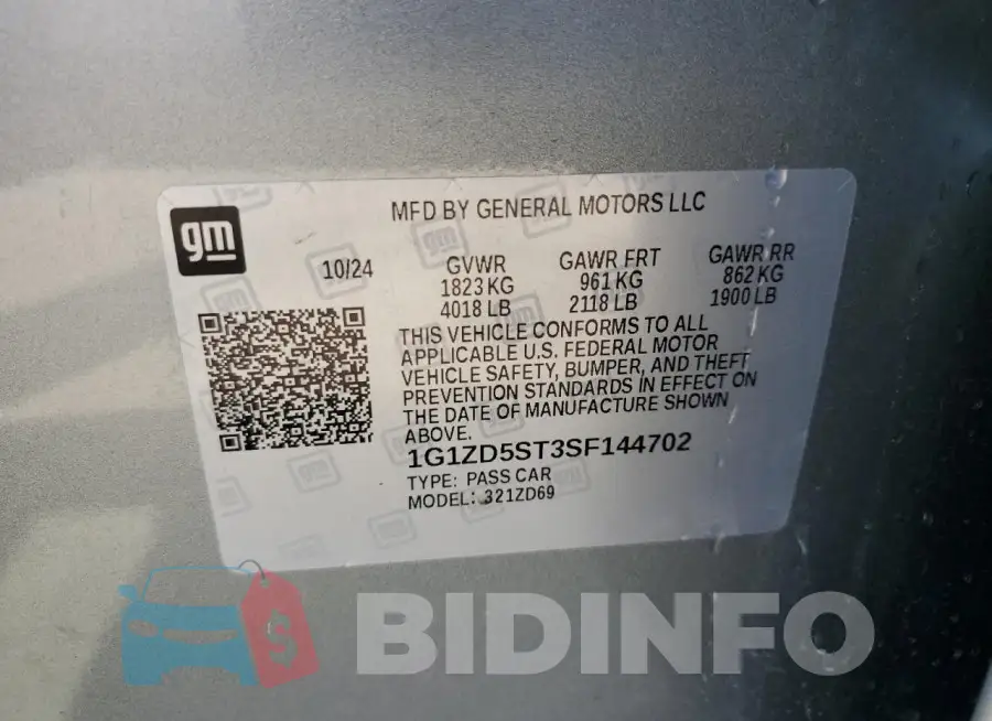 1G1ZD5ST3SF144702 Photo# 12
