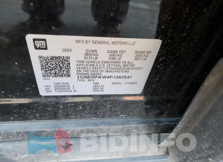 1GNERFKW4PJ162547 Photo# 13