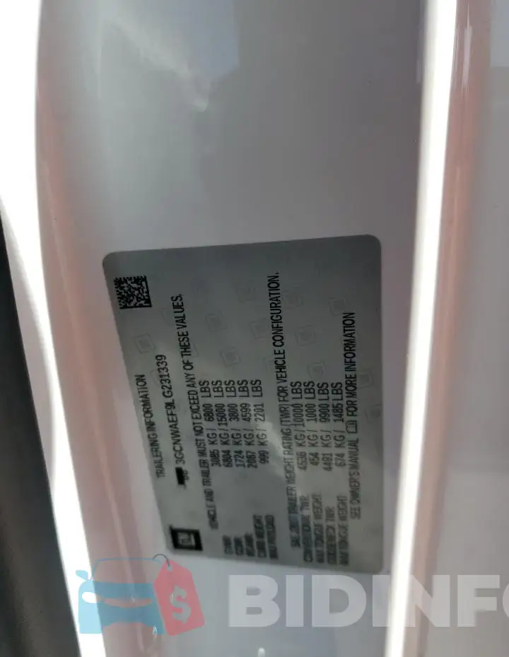 3GCNWAEF9LG231339 Photo# 12