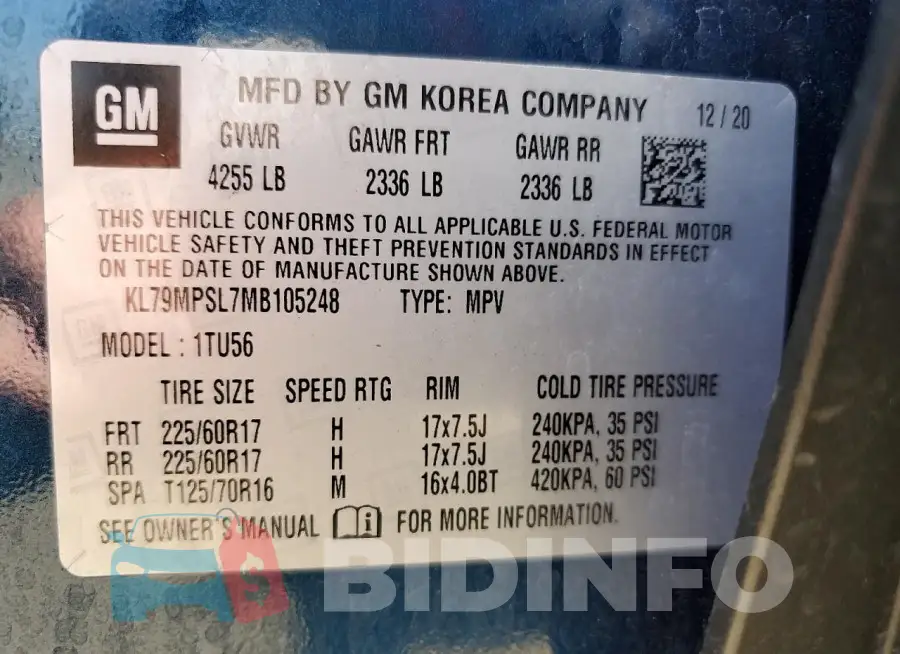 KL79MPSL7MB105248 Photo# 14