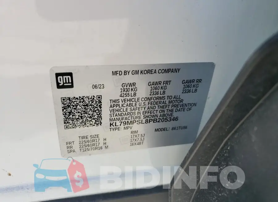 KL79MPSL8PB205346 Photo# 14