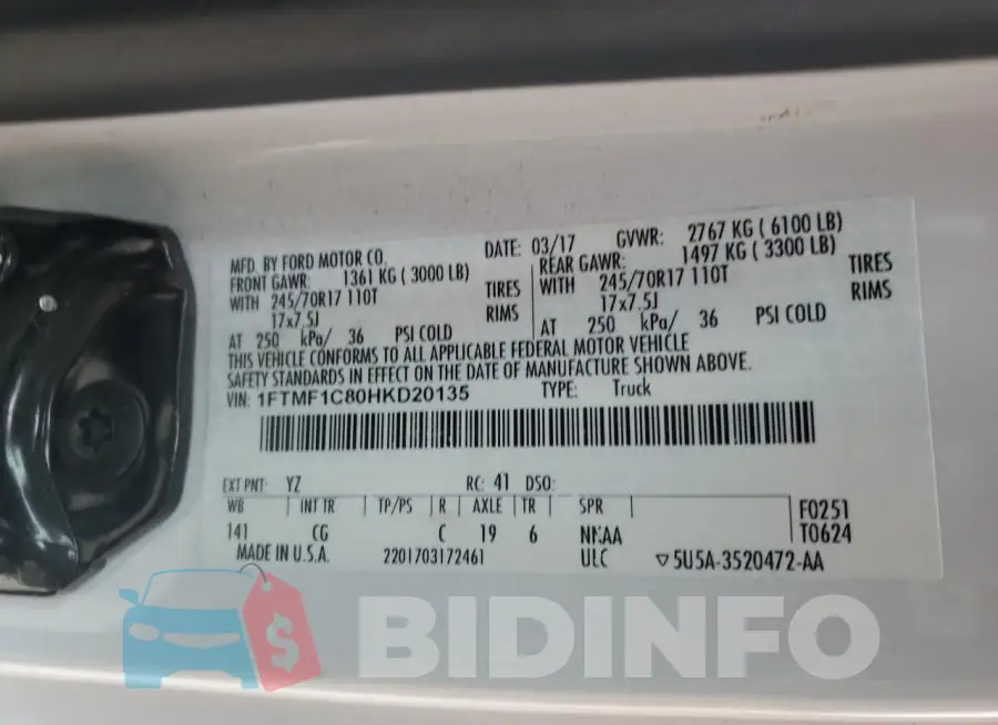 1FTMF1C80HKD20135 Photo# 12