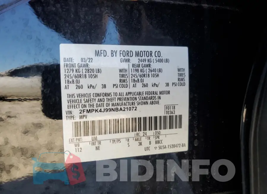 2FMPK4J99NBA21072 Photo# 13