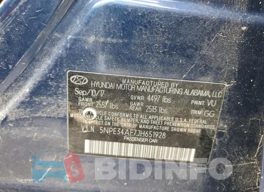 5NPE34AF7JH651928 Photo# 13