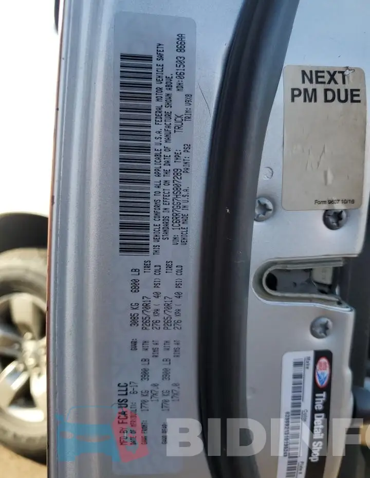 1C6RR7GG7HS807289 Photo# 12