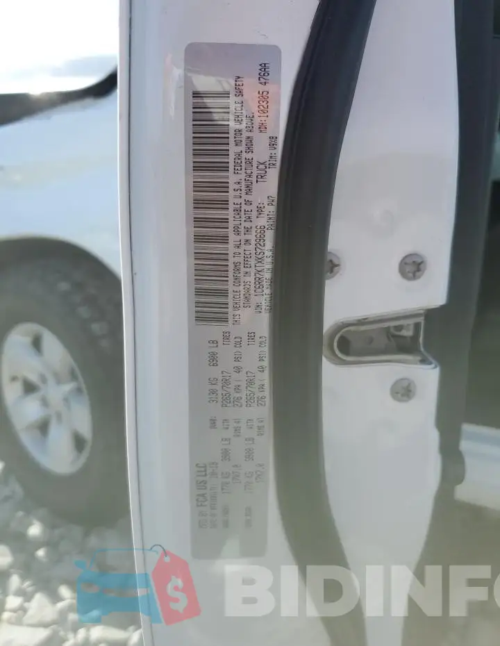 1C6RR7KTXKS729666 Photo# 12