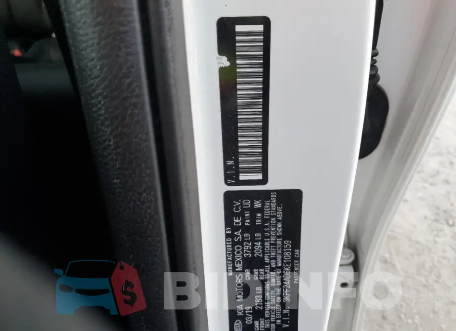 3KPF24AD6KE108159 Photo# 12