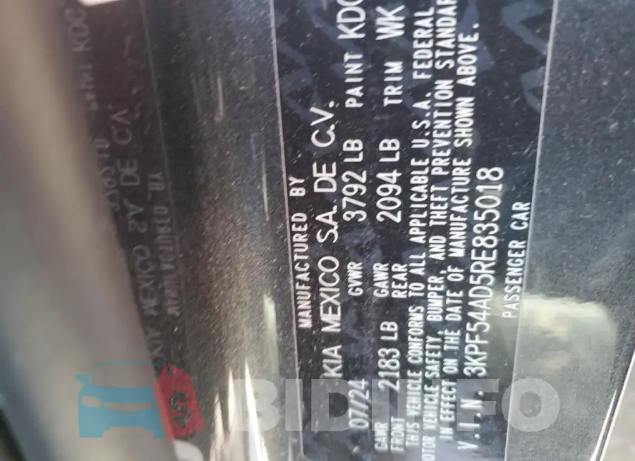 3KPF54AD5RE835018 Photo# 12