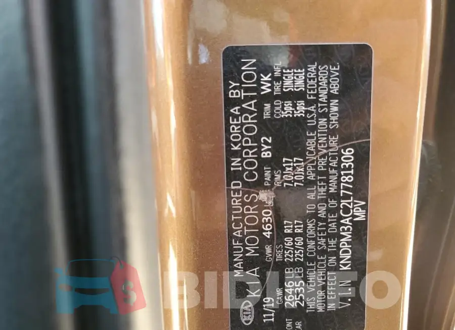 KNDPM3AC2L7781306 Photo# 14