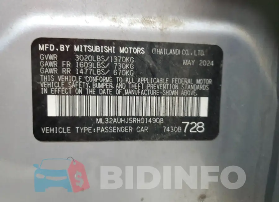 ML32AUHJ5RH014908 Photo# 12