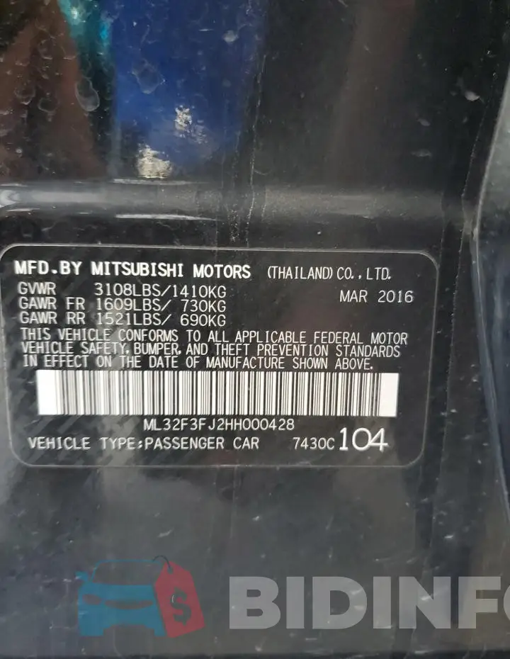 ML32F3FJ2HH000428 Photo# 12
