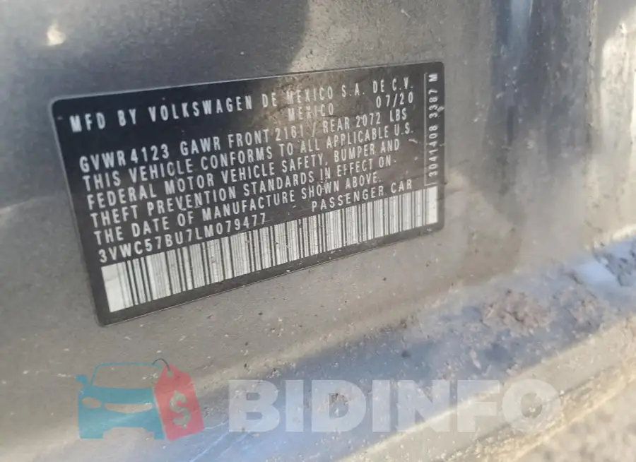 3VWC57BU7LM079477 Photo# 12