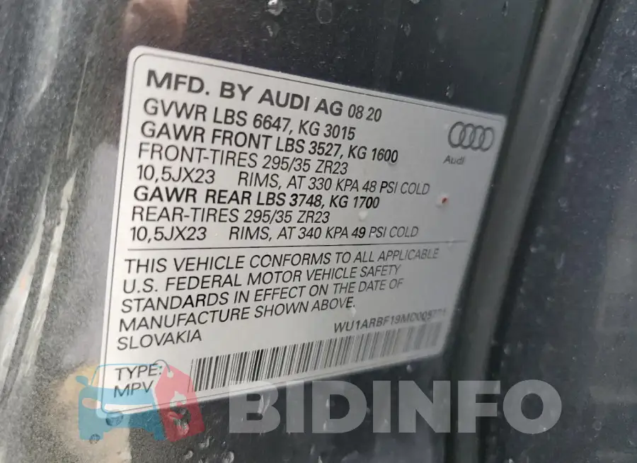 WU1ARBF19MD005771 Photo# 14