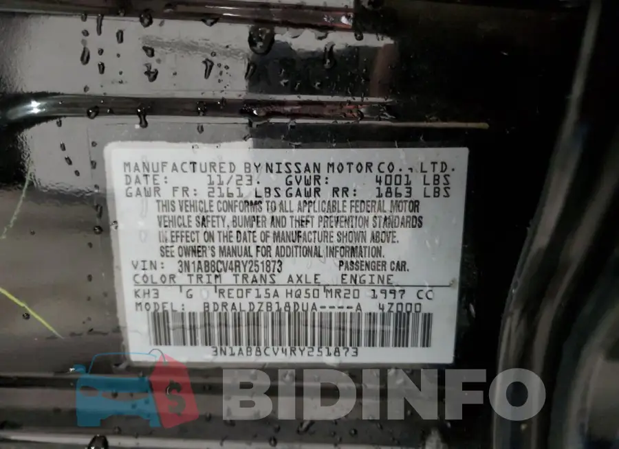 3N1AB8CV4RY251873 Photo# 12