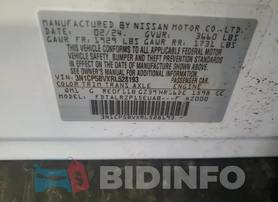 3N1CP5BVXRL528193 Photo# 12