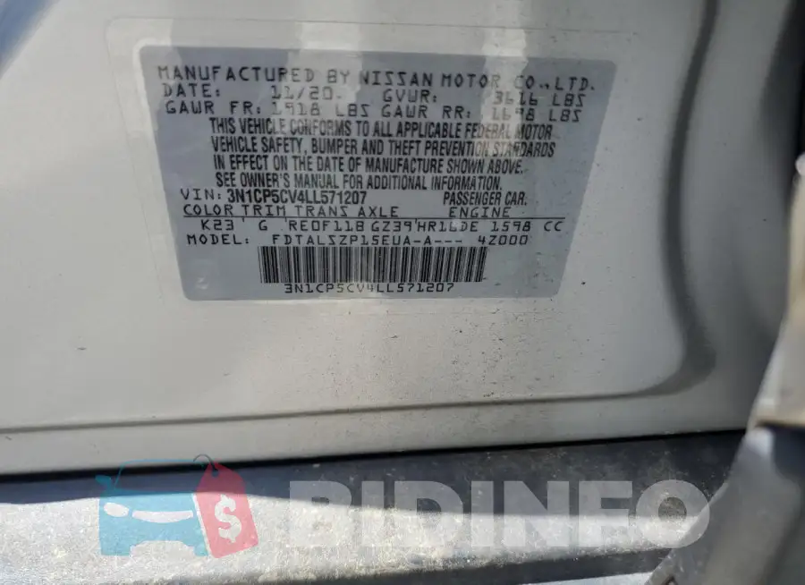 3N1CP5CV4LL571207 Photo# 13
