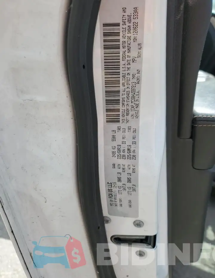 1C4PJMDS8HW597213 Photo# 13