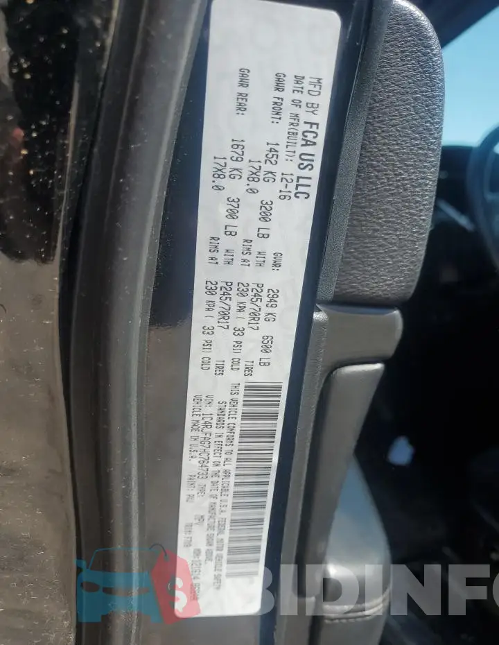 1C4RJFAG7HC764733 Photo# 12