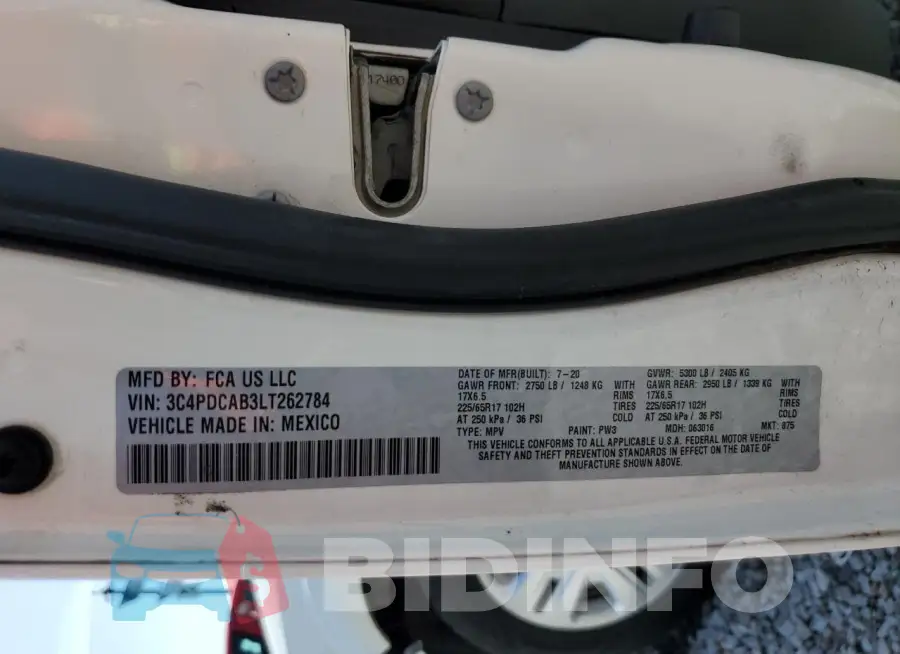 3C4PDCAB3LT262784 Photo# 13