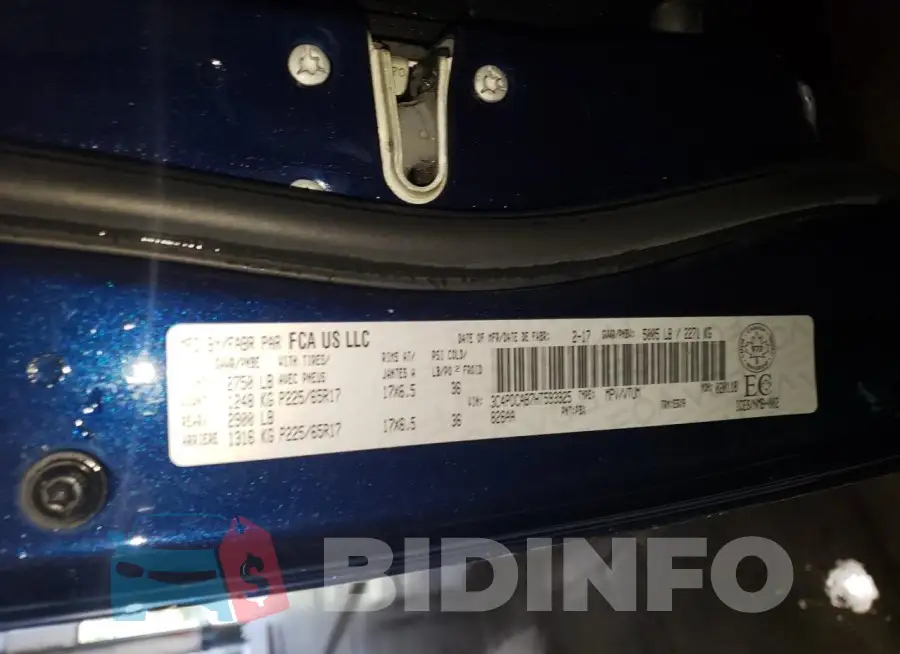 3C4PDCAB7HT593925 Photo# 13
