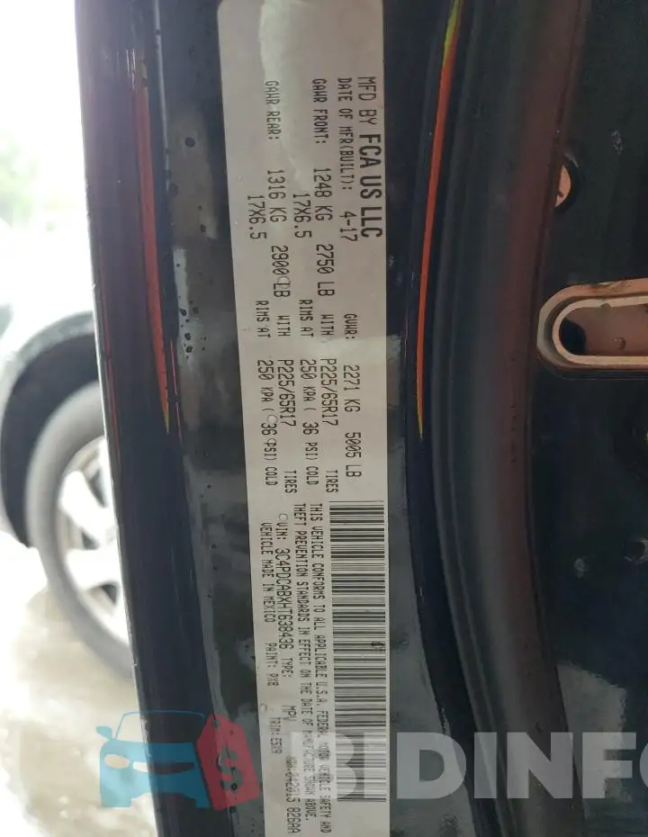 3C4PDCABXHT638436 Photo# 13