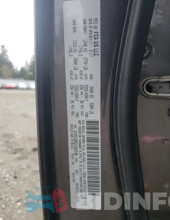 3C4PDCBB5HT602538 Photo# 14