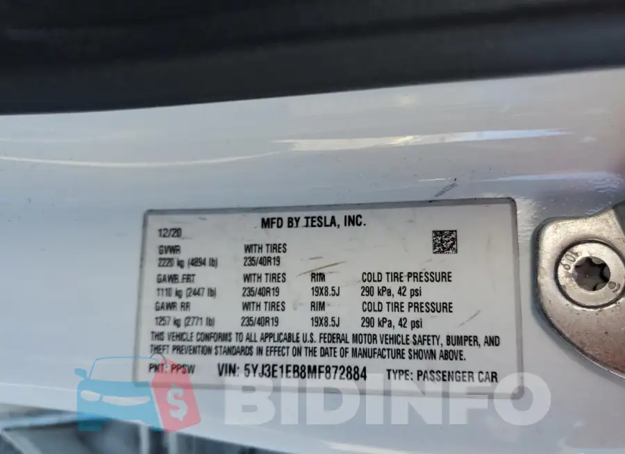 5YJ3E1EB8MF872884 Photo# 12