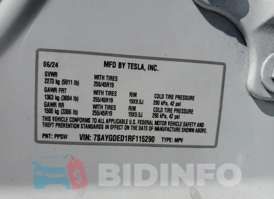 7SAYGDED1RF115290 Photo# 14