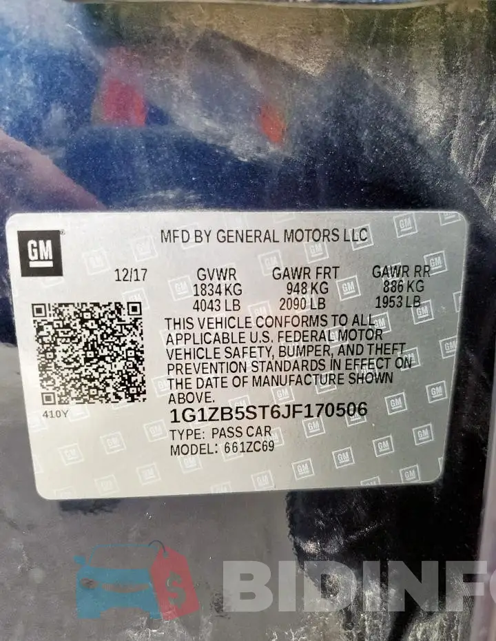 1G1ZB5ST6JF170506 Photo# 12