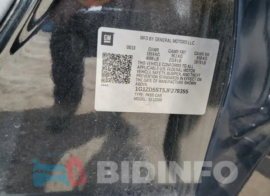 1G1ZD5ST5JF279355 Photo# 12