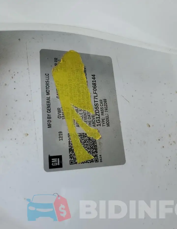 1G1ZD5ST7LF068144 Photo# 12