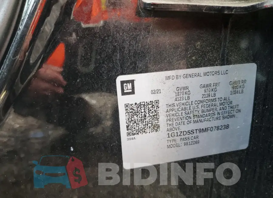 1G1ZD5ST9MF078238 Photo# 12