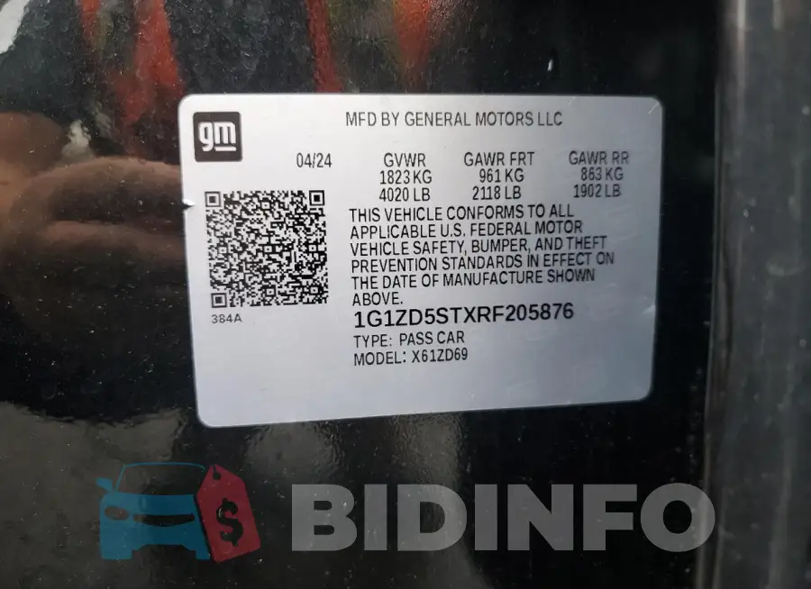 1G1ZD5STXRF205876 Photo# 13