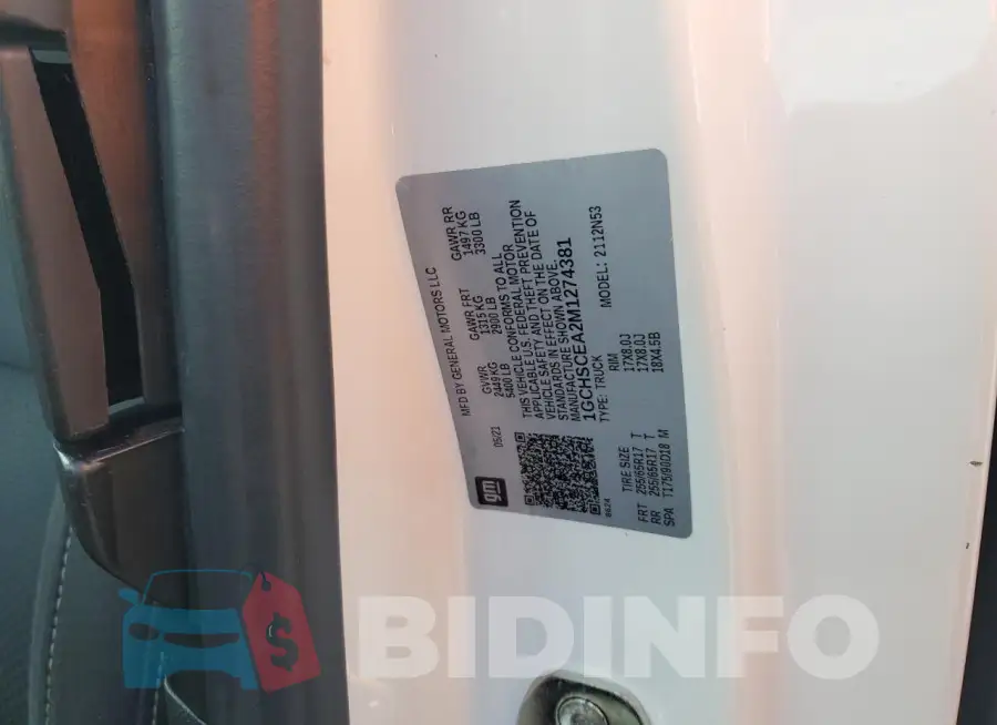 1GCHSCEA2M1274381 Photo# 12