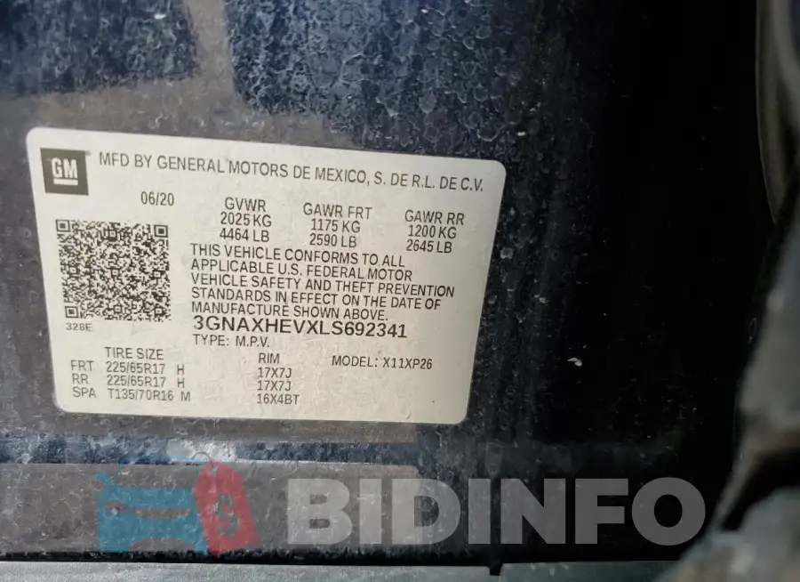3GNAXHEVXLS692341 Photo# 13