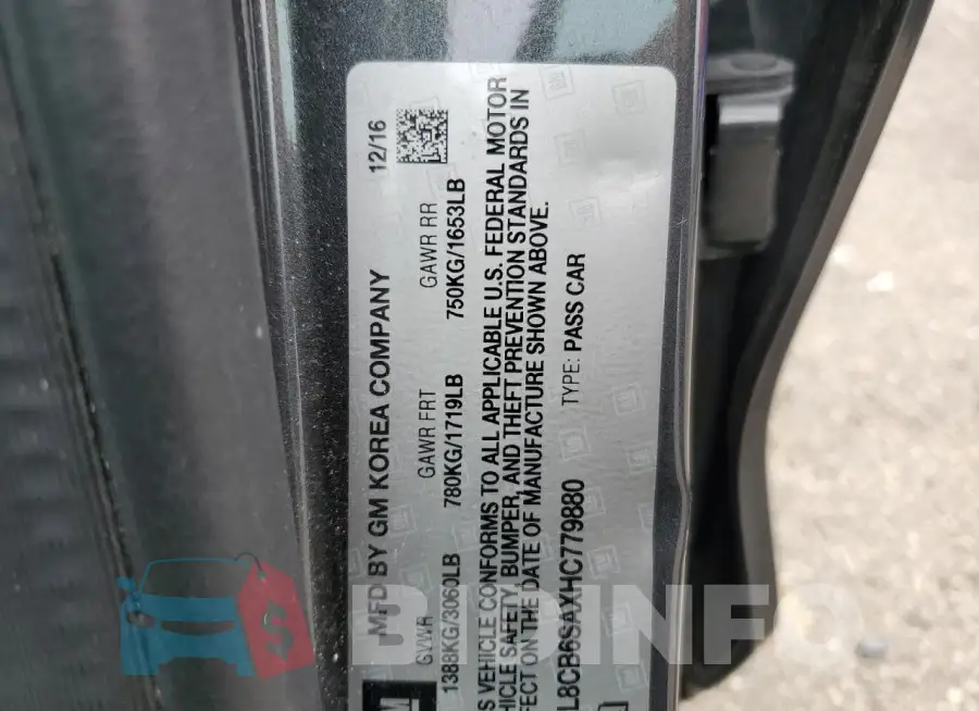KL8CB6SAXHC779880 Photo# 12