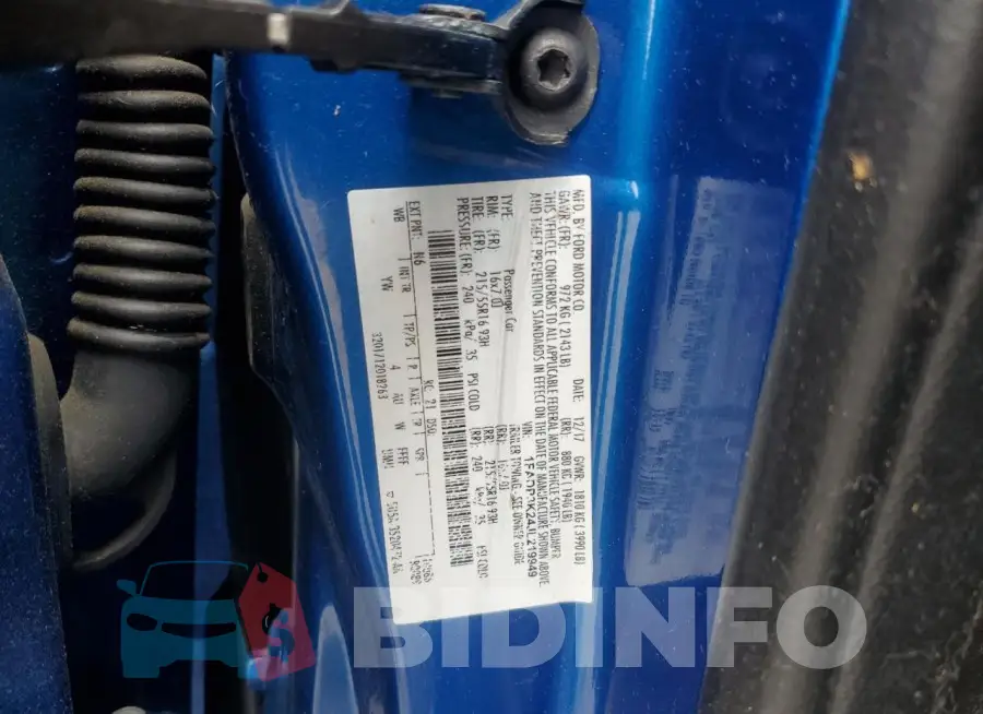 1FADP3K24JL219949 Photo# 12