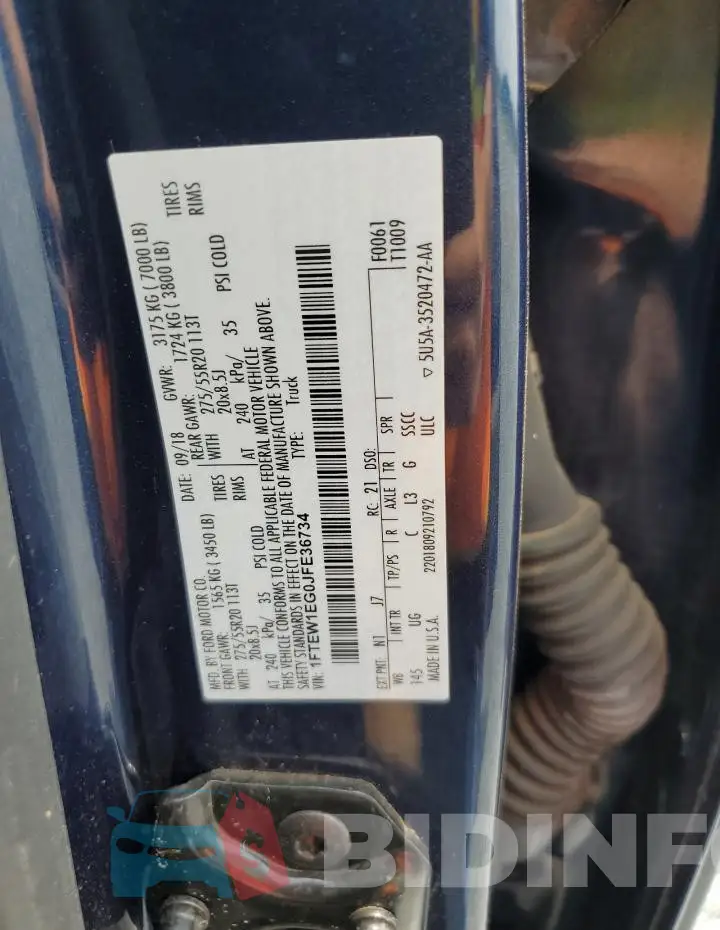 1FTEW1EG0JFE36734 Photo# 12